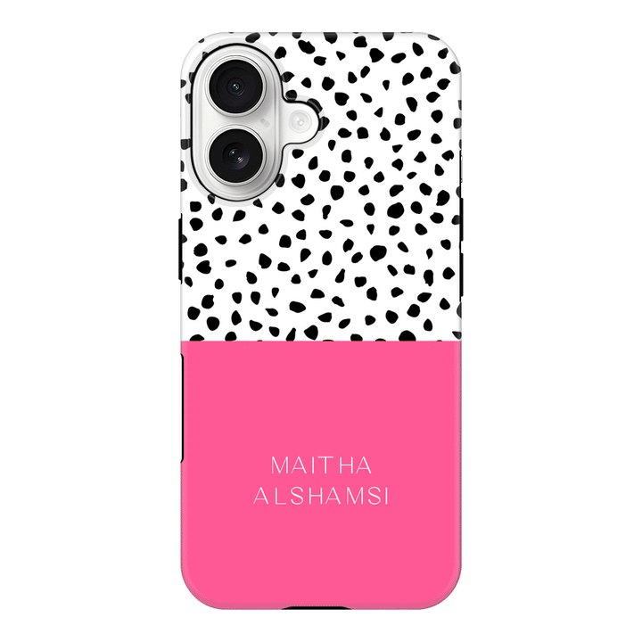 Apple iPhone 17 / Tough MagSafe Personalized Text Colorful Spotted Dotted, Phone Case - Stylizedd.com