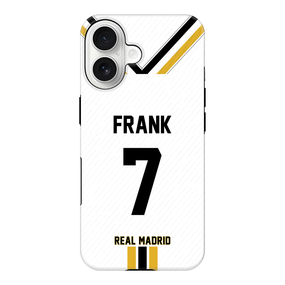 Apple iPhone 17 / Tough MagSafe Personalized Football Clubs Jersey Phone Case Custom Name & Number - Stylizedd.com