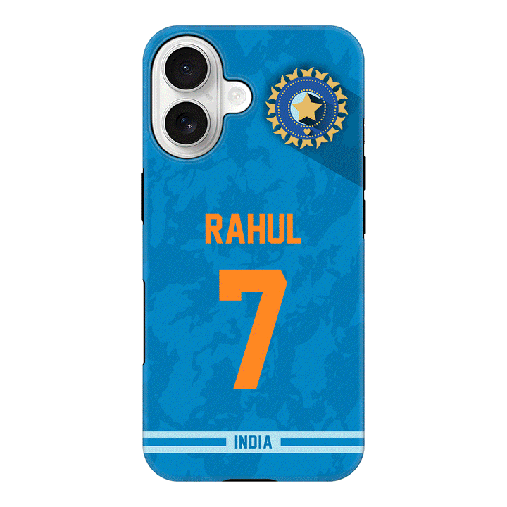 Apple iPhone 17 / Tough MagSafe Personalized Cricket Jersey Phone Case Custom Name & Number - Stylizedd.com