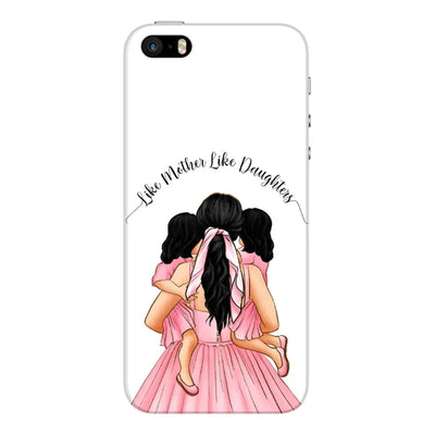 Apple iPhone 5s / 5 / SE / Snap Classic Phone Case Mother 2 daughters Custom Clipart, Text Phone Case - Stylizedd.com