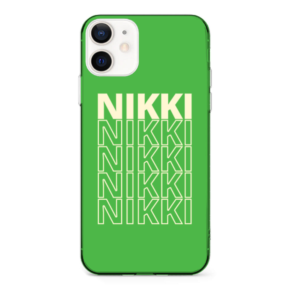 Apple iPhone 11 / Clear Classic Repeated Monogram Phone Case - Stylizedd.com