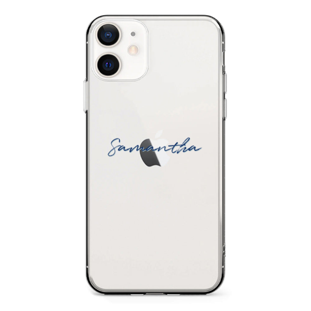 Apple iPhone 11 / Clear Classic Custom Text, My Name Phone Case - Stylizedd.com