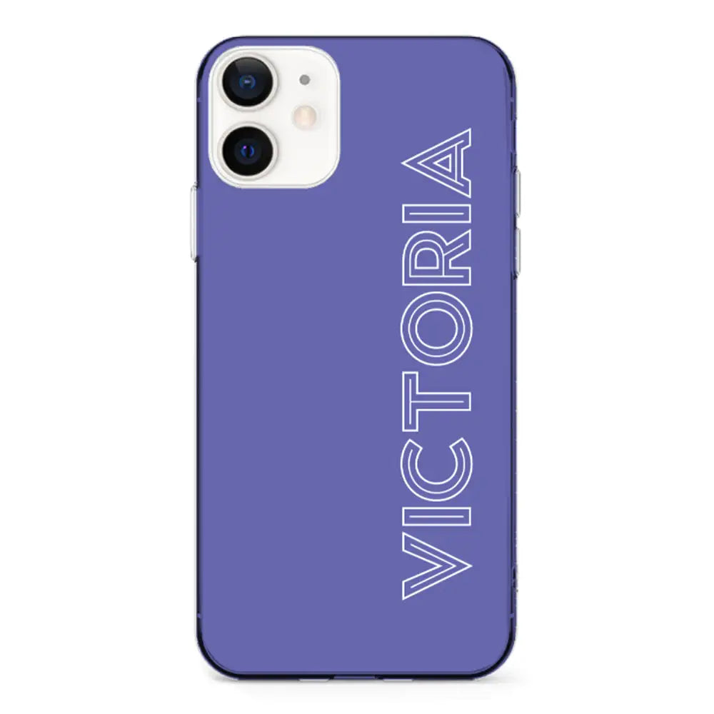 Apple iPhone 11 / Clear Classic Personalized Name, Custom Phone Case - Stylizedd.com