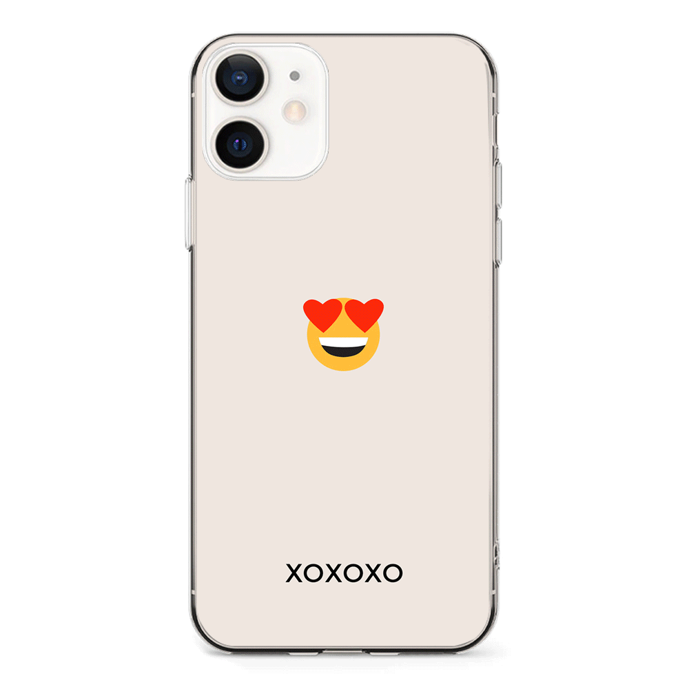 Apple iPhone 11 / Clear Classic Custom Text Emojis Emoticons, Phone Case - Stylizedd.com