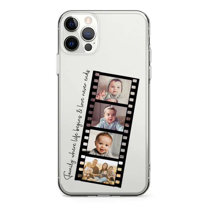 Apple iPhone 11 Pro / Clear Classic Custom Film Strips Personalised Movie Strip, Phone Case - Stylizedd.com