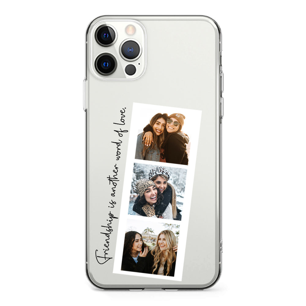 Apple iPhone 11 Pro / Clear Classic Custom Photo Strip Polaroid Style, Phone Case - Stylizedd.com