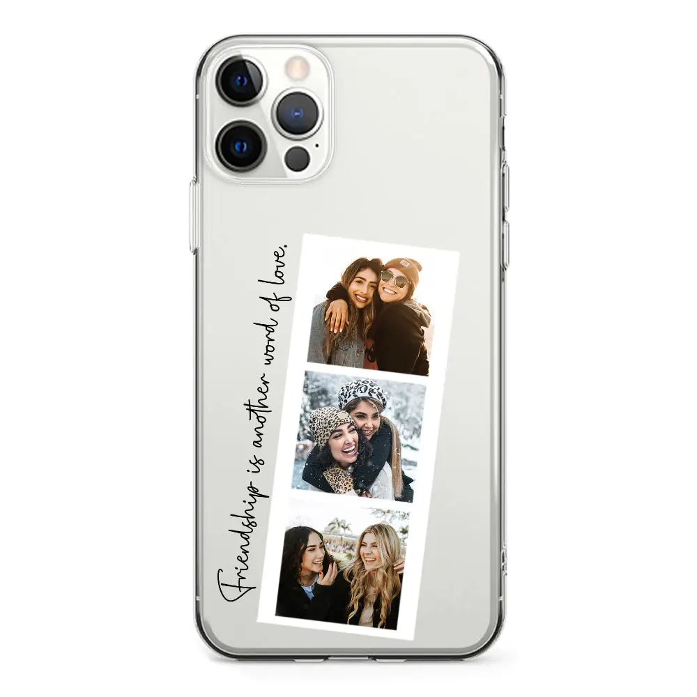 Apple iPhone 11 Pro / Clear Classic Phone Case Custom Photo Strip Polaroid Style, Phone Case - Stylizedd.com