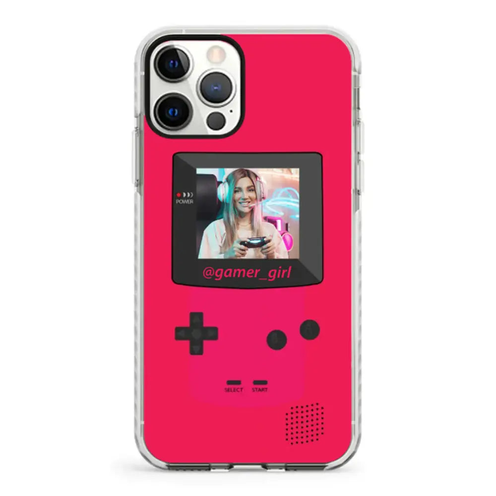 Apple iPhone 11 Pro / Impact Pro White Customized Retro Game Console, Phone case - Stylizedd.com