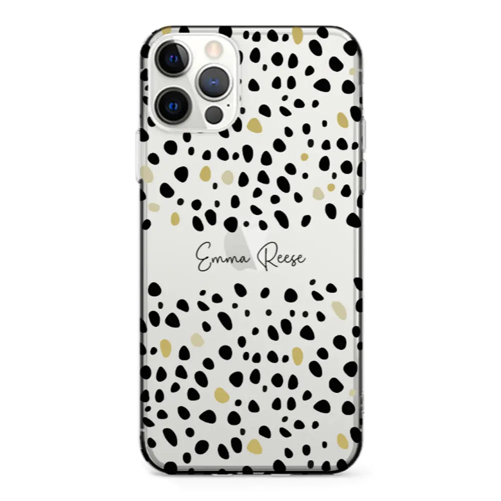 Apple iPhone 11 Pro Max / Clear Classic Phone Case Pebble Multi Color Custom Text, My Name Phone Case - Stylizedd