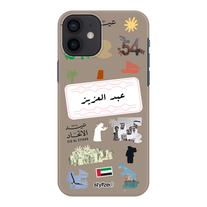 Apple iPhone 11 / Snap Classic Custom Eid Al Etihad 54 National Day Sticker, Phone Case - Stylizedd.com
