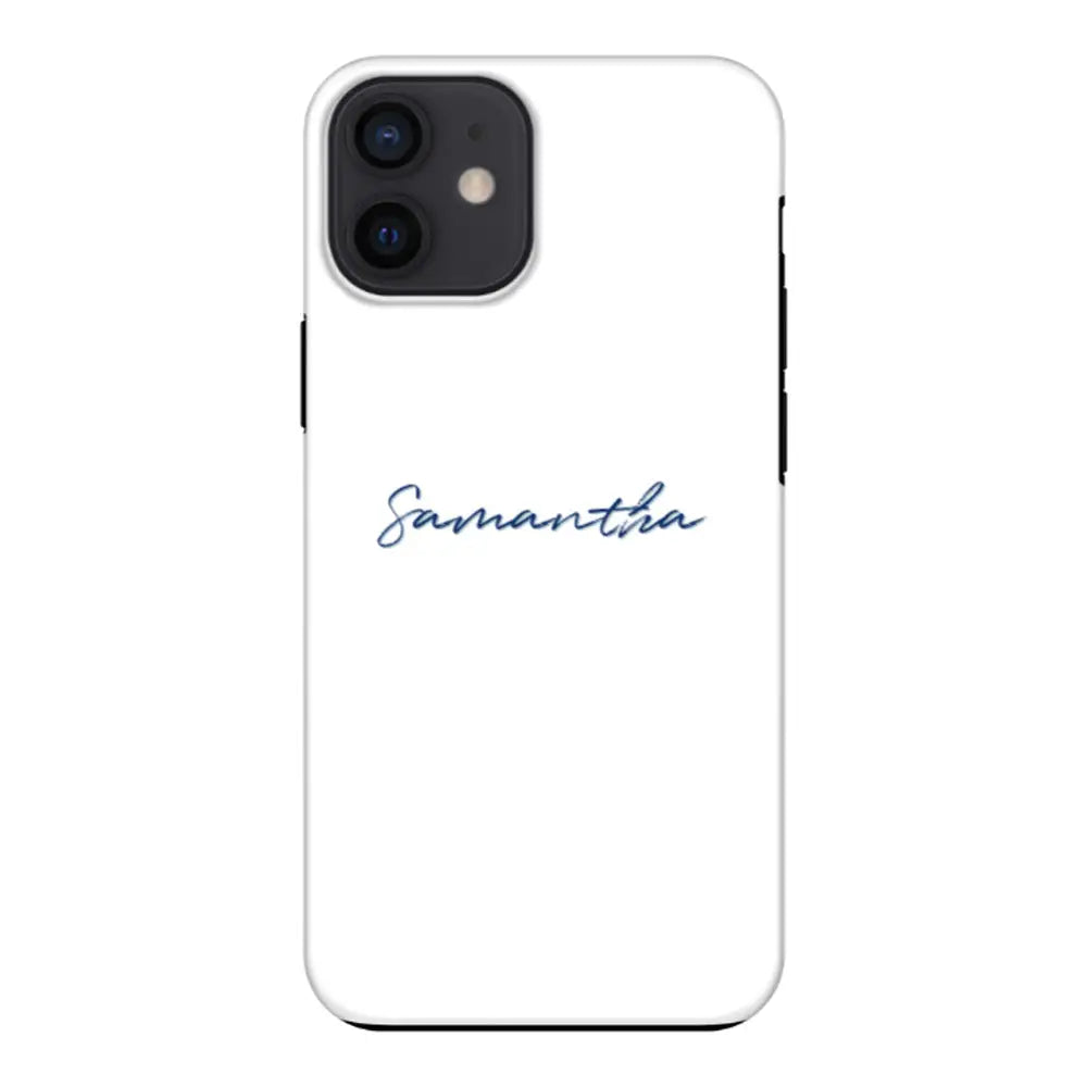 Apple iPhone 11 / Tough Pro Custom Text, My Name Phone Case - Stylizedd.com