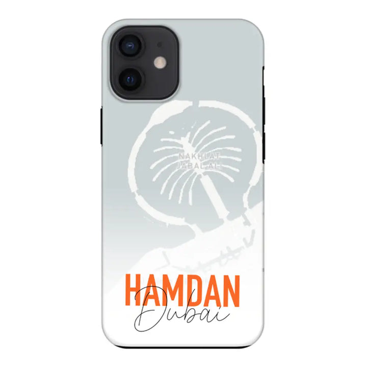 Apple iPhone 11 / Tough Pro Personalized Location Map & Name, Phone Case - Stylizedd.com