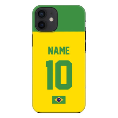 Apple iPhone 11 / Tough Pro Phone Case Personalized Football Jersey Phone Case Custom Name & Number - Stylizedd.com