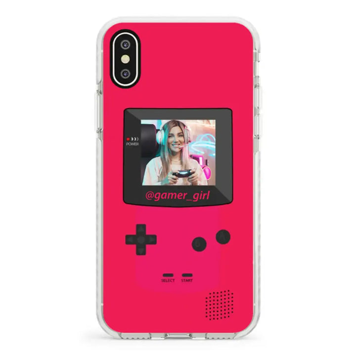 Apple iPhone X / iPhone XS / Impact Pro White Customized Retro Game Console, Phone case - Stylizedd.com