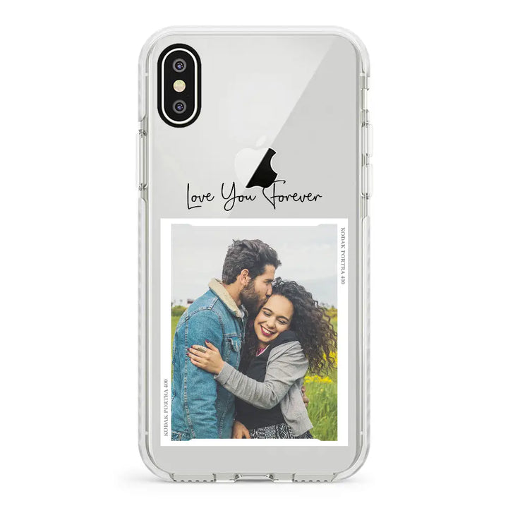 Apple iPhone X / iPhone XS / Impact Pro White Custom Memory Photo, Phone Case - Stylizedd.com