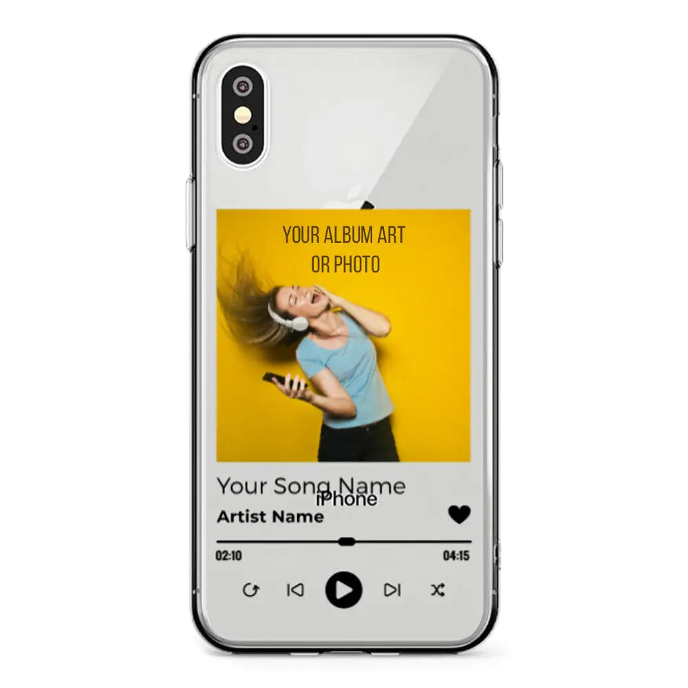 Apple iPhone XS MAX / Clear Classic Phone Case Custom Album Art Phone Case - Stylizedd.com