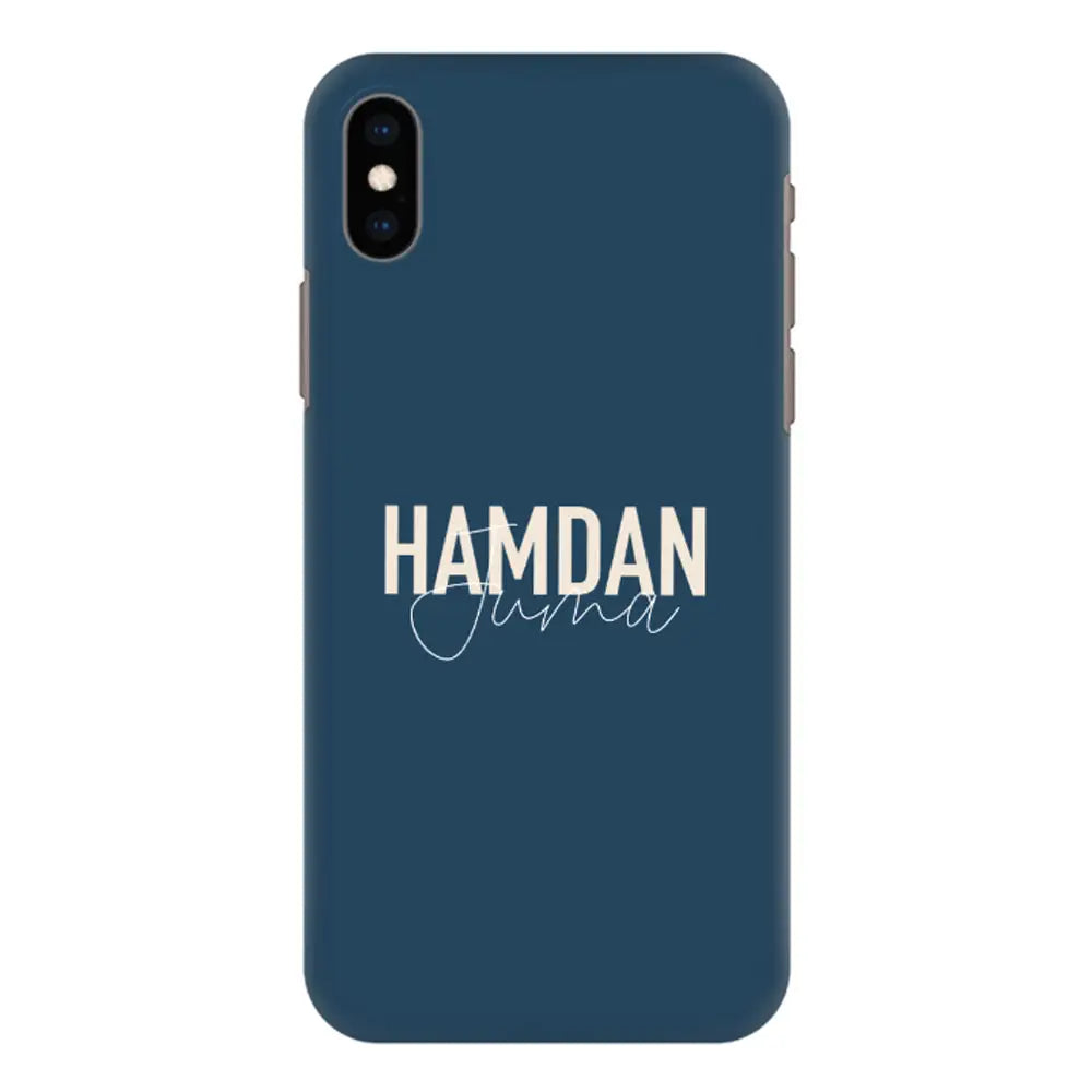 Apple iPhone XS MAX / Snap Classic Personalized Name Horizontal, Phone Case - Stylizedd.com