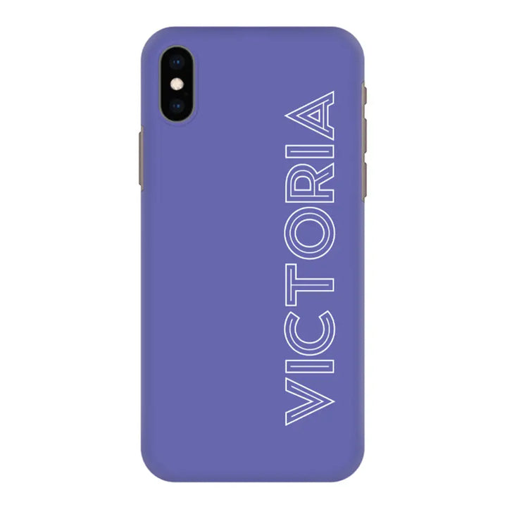 Apple iPhone XS MAX / Snap Classic Personalized Name, Custom Phone Case - Stylizedd.com