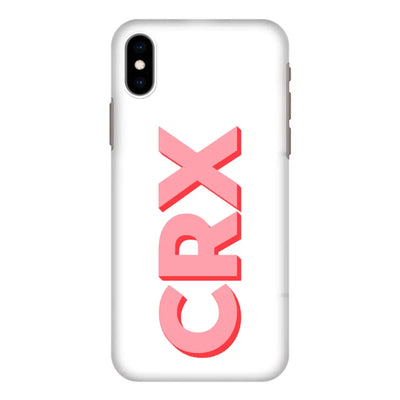 Apple iPhone XS MAX / Snap Classic Phone Case Personalized Monogram Initial 3D Shadow Text Phone Case - Stylizedd.com