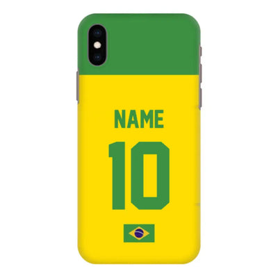 Apple iPhone XS MAX / Snap Classic Phone Case Personalized Football Jersey Phone Case Custom Name & Number - Stylizedd.com