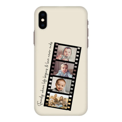 Apple iPhone XS MAX / Snap Classic Phone Case Custom Film Strips Personalised Movie Strip, Phone Case - Stylizedd.com