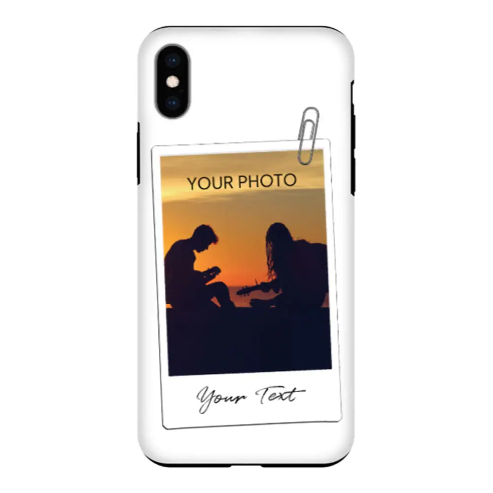 Apple iPhone XS MAX / Tough Pro Phone Case Polaroid Photo Phone Case - Stylizedd.com