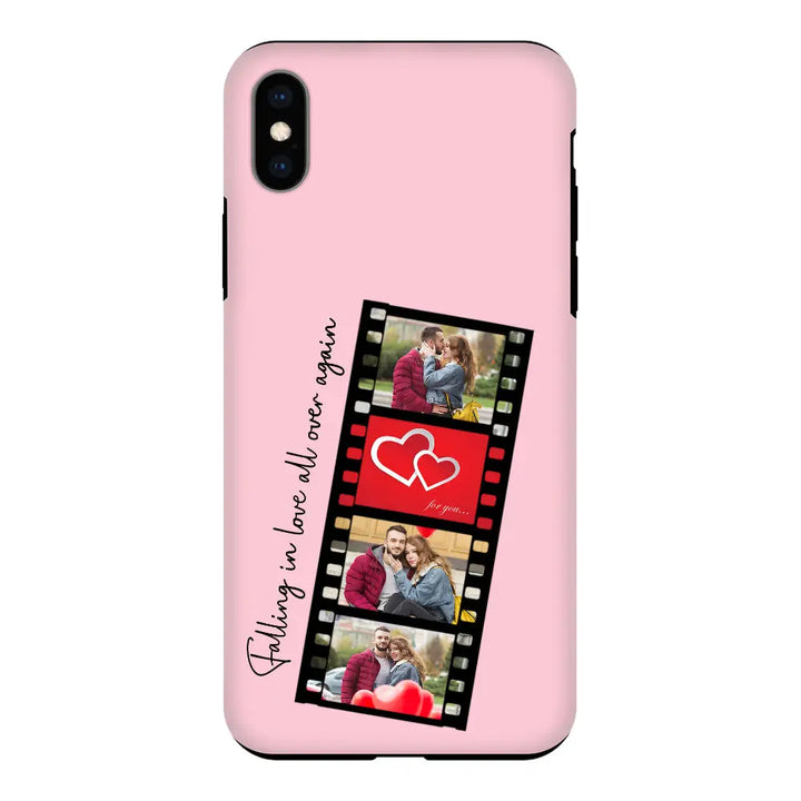 Apple iPhone XS MAX / Tough Pro Custom Valentine Photo Film Strips, Phone Case - Stylizedd.com