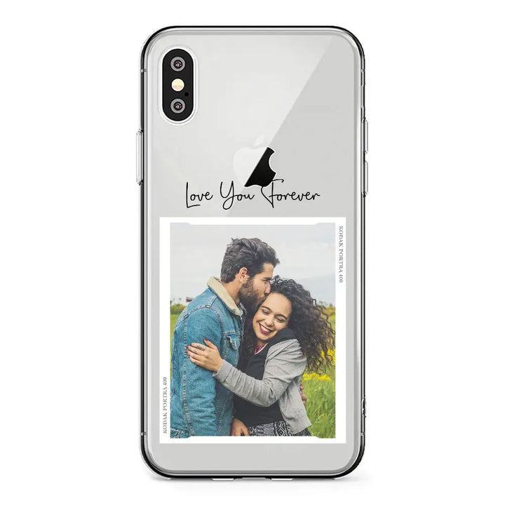 Apple iPhone XR / Clear Classic Custom Memory Photo, Phone Case - Stylizedd.com