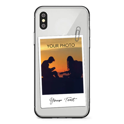 Apple iPhone XR / Clear Classic Phone Case Polaroid Photo Phone Case - Stylizedd.com