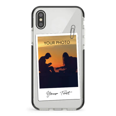 Apple iPhone XR / Impact Pro Black Phone Case Polaroid Photo Phone Case - Stylizedd.com