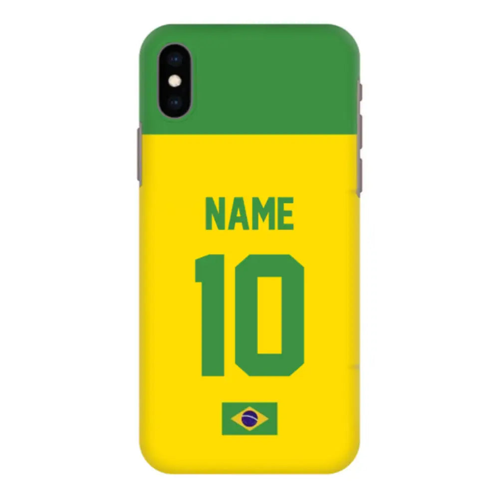 Apple iPhone XR / Snap Classic Personalized Football Jersey Phone Case Custom Name & Number - Stylizedd.com