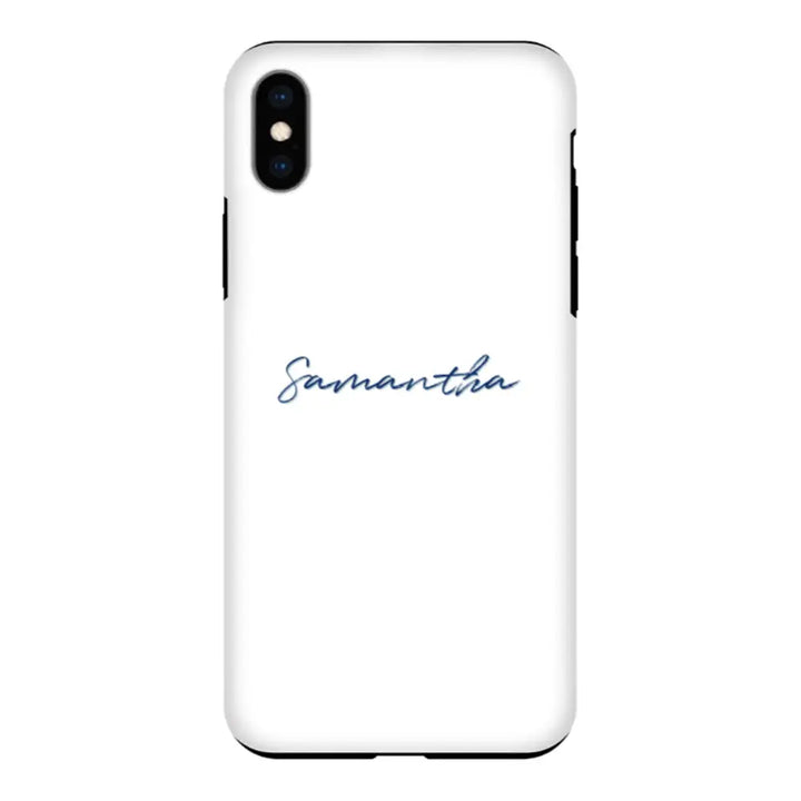 Apple iPhone XR / Tough Pro Custom Text, My Name Phone Case - Stylizedd.com