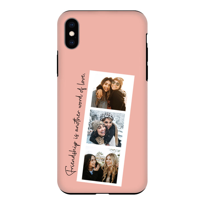 Apple iPhone XR / Tough Pro Custom Photo Strip Polaroid Style, Phone Case - Stylizedd.com