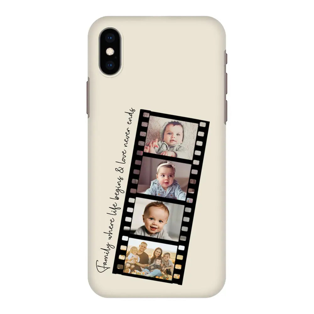Apple iPhone X / iPhone XS / Snap Classic Phone Case Custom Film Strips Personalised Movie Strip, Phone Case - Stylizedd.com