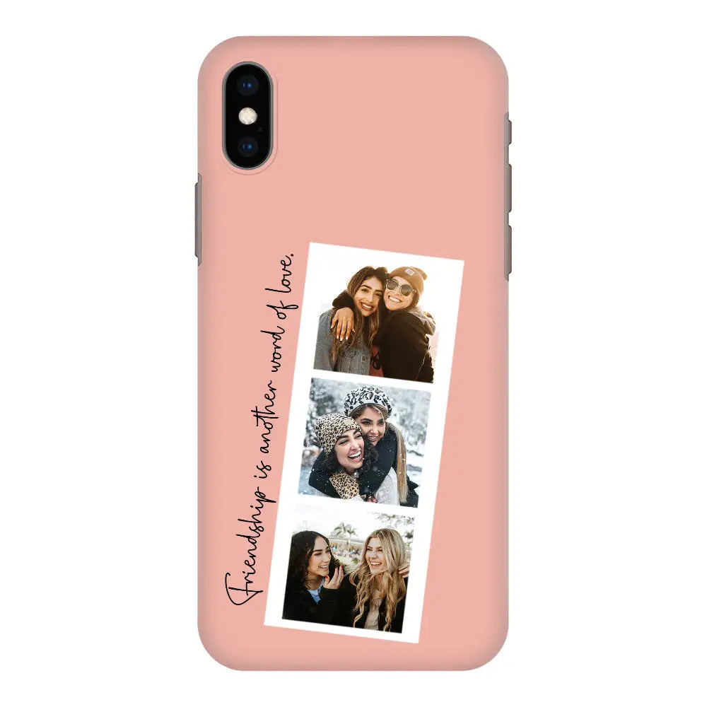 Apple iPhone X / iPhone XS / Snap Classic Phone Case Custom Photo Strip Polaroid Style, Phone Case - Stylizedd.com