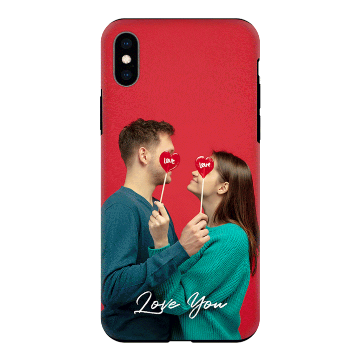 Apple iPhone X / iPhone XS / Tough Pro Custom Photo Valentine, Phone Case - Stylizedd.com