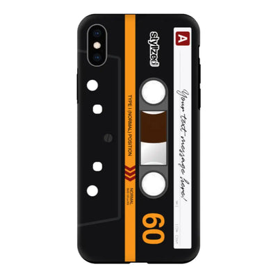 Apple iPhone X / iPhone XS / Tough Pro Phone Case Custom Retro Cassette Tape Phone Case - Stylizedd.com