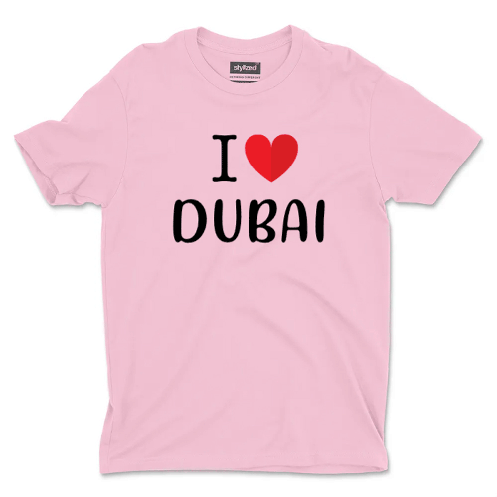 Custom I Love T - Shirt - Classic - Pink / XS