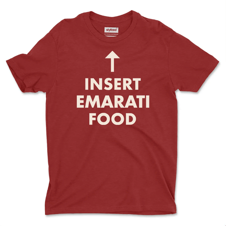 Custom Insert Food T - shirt - Classic - Maroon / XS - T - Shirt