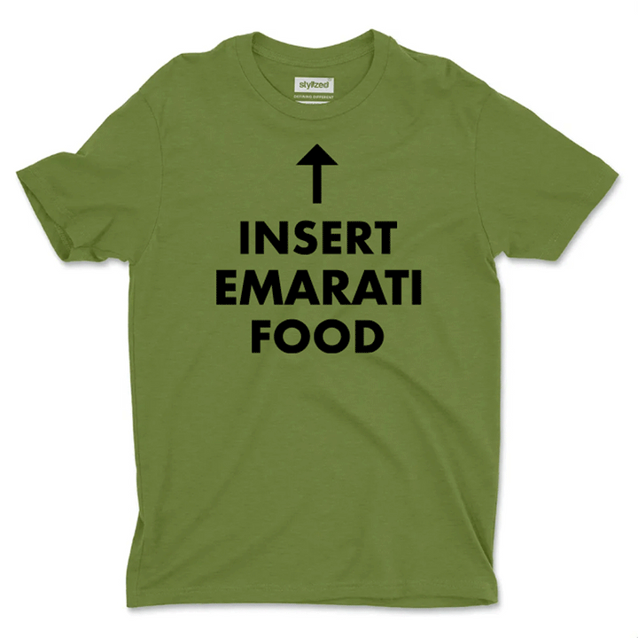 Custom Insert Food T - shirt - Classic - Military Green / XS - T - Shirt