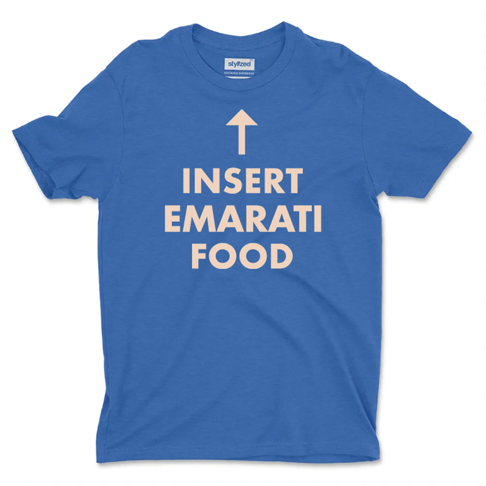 Custom Insert Food T - shirt - Classic - Royal Blue / XS - T - Shirt