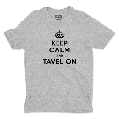 Custom Keep Calm T - shirt - Classic - Light Grey / XS - T - Shirt