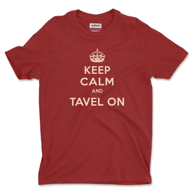 Custom Keep Calm T - shirt - Classic - Maroon / XS - T - Shirt