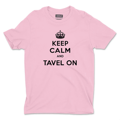 Custom Keep Calm T - shirt - Classic - Pink / XS - T - Shirt