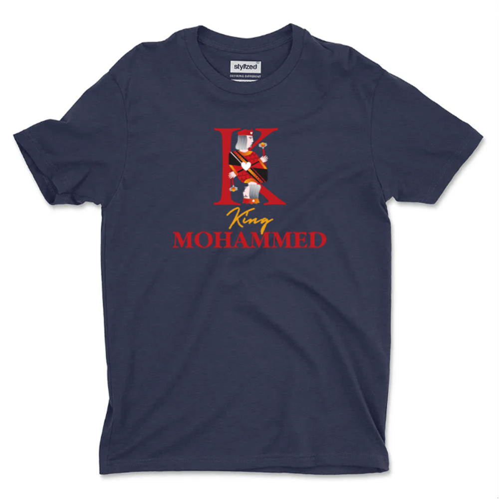Custom King of Hearts T - shirt - Classic - Navy Blue / XS - T - Shirt
