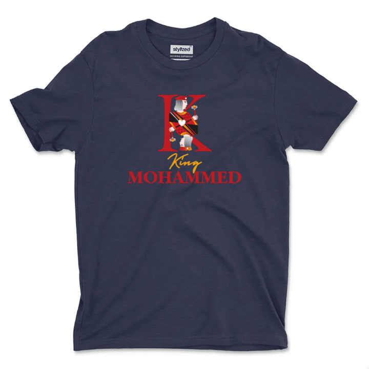 Custom King of Hearts T - shirt - Classic - Navy Blue / XS - T - Shirt