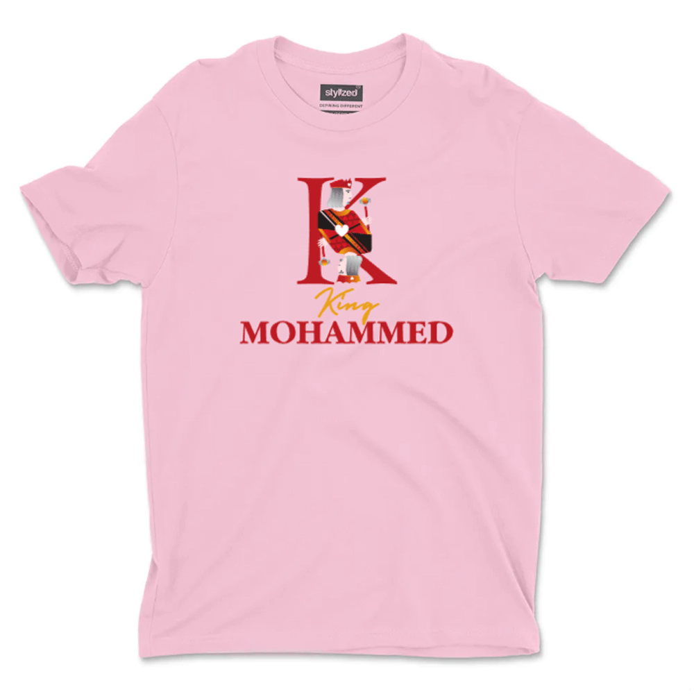 Custom King of Hearts T - shirt - Classic - Pink / XS - T - Shirt