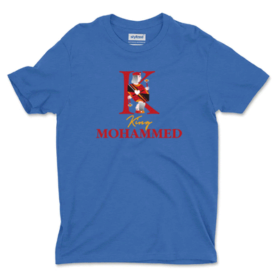 Custom King of Hearts T - shirt - Classic - Royal Blue / XS - T - Shirt