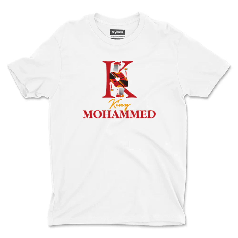 Custom King of Hearts T - shirt - Classic - White / XS - T - Shirt