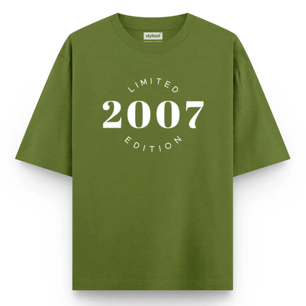 Custom Limited Edition T-shirt - Oversize - Military Green / XS - T-Shirt